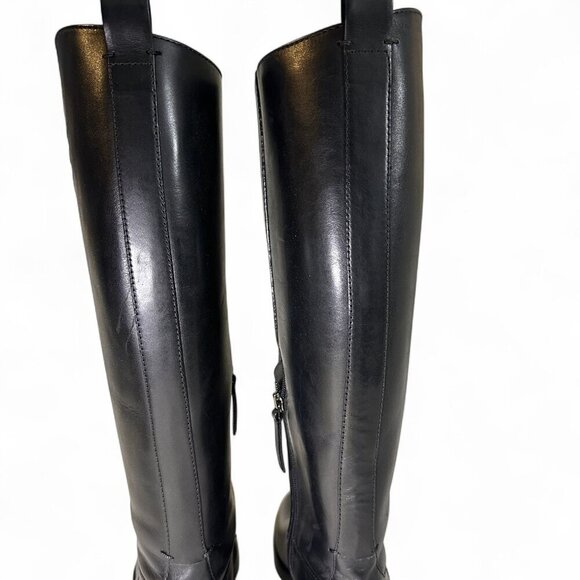 Tory Burch Flat Black Riding Boot Women's 7M NWOT - Picture 8 of 16